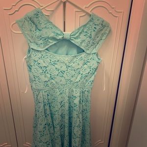 Mint Green lace dress